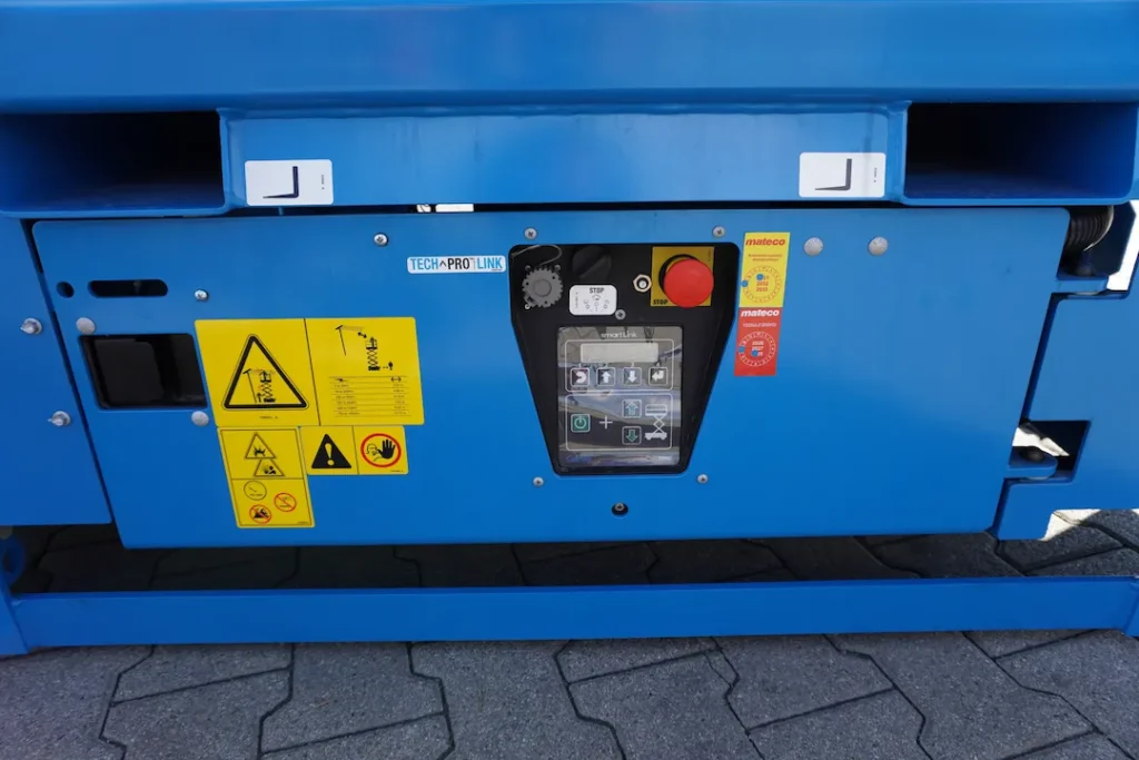 GS 2646 E-DRIVE Li ollós emelő vezérlőpanelje